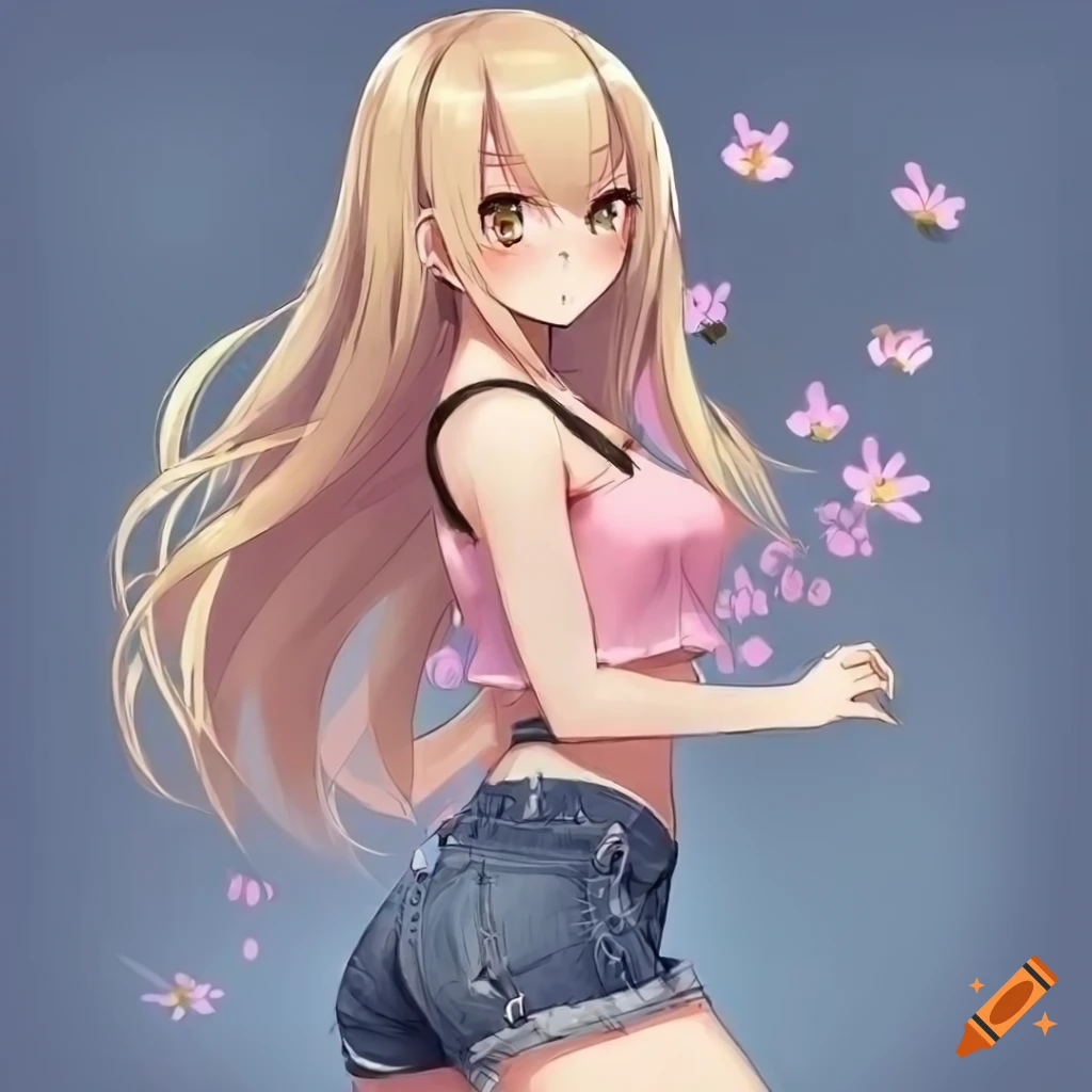 adelle wallace add blonde anime girl with brown eyes photo