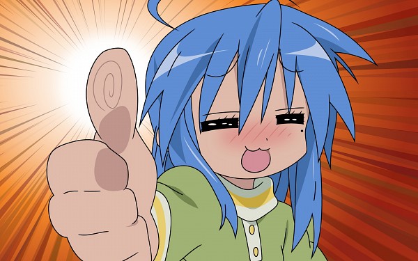 adam mclatchie recommends lucky star good job gif pic