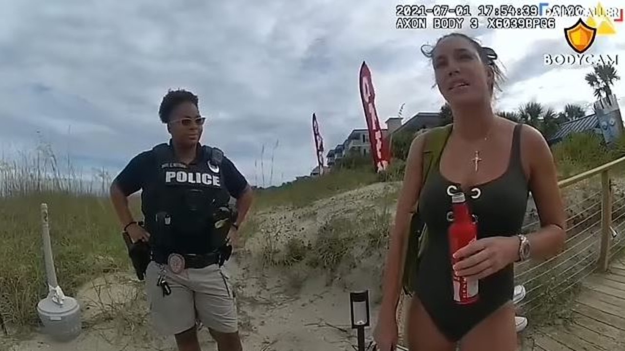 girl masterbating at beach