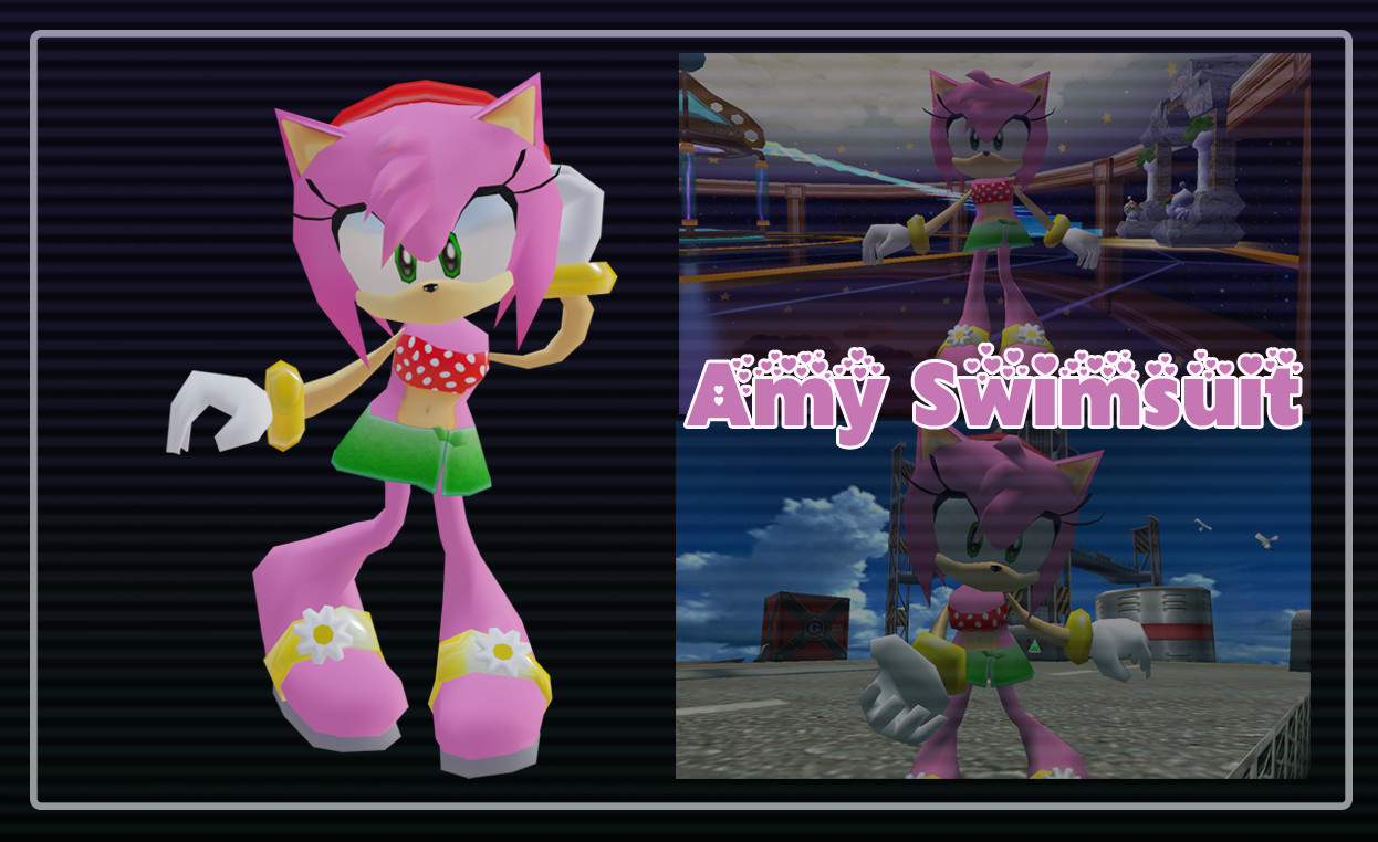 Amy Rose In A Bikini bank handjob