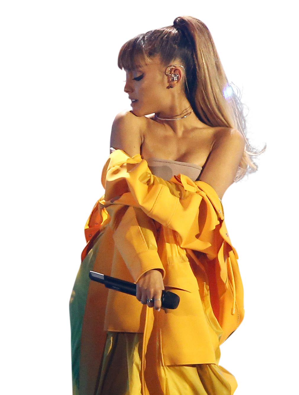 chelsey cook recommends ariana grande yellow dress pic