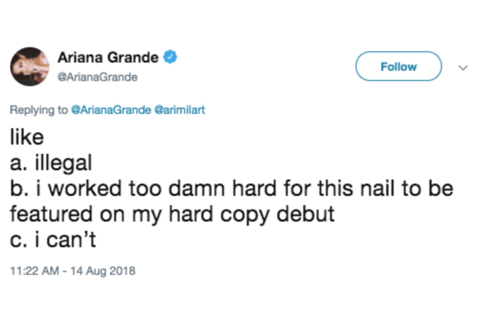 charlie winchester recommends ariana grande leaked photos pic