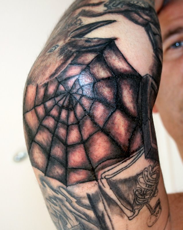 craig witmer recommends web on elbow tattoo pic