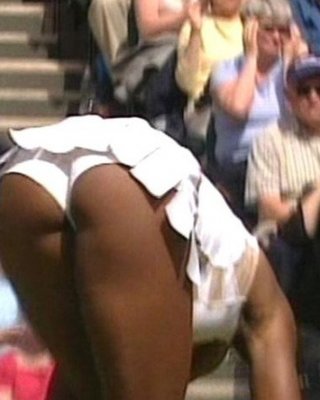 serena williams upskirt