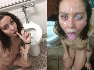 Before After Cum Facial fetish artists