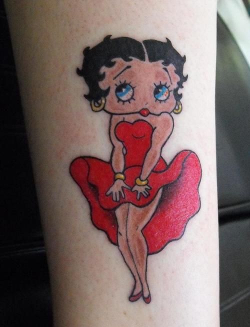 carol milani recommends betty boop tattoo pic