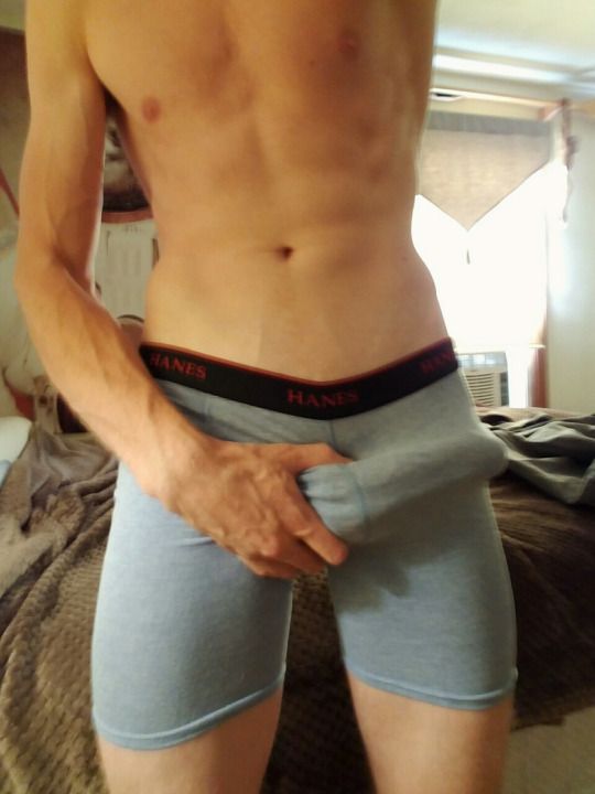 big dick in tight shorts