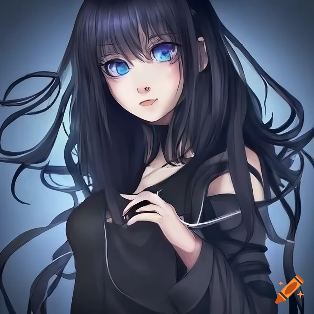 asif imran shuvro recommends black haired anime female pic