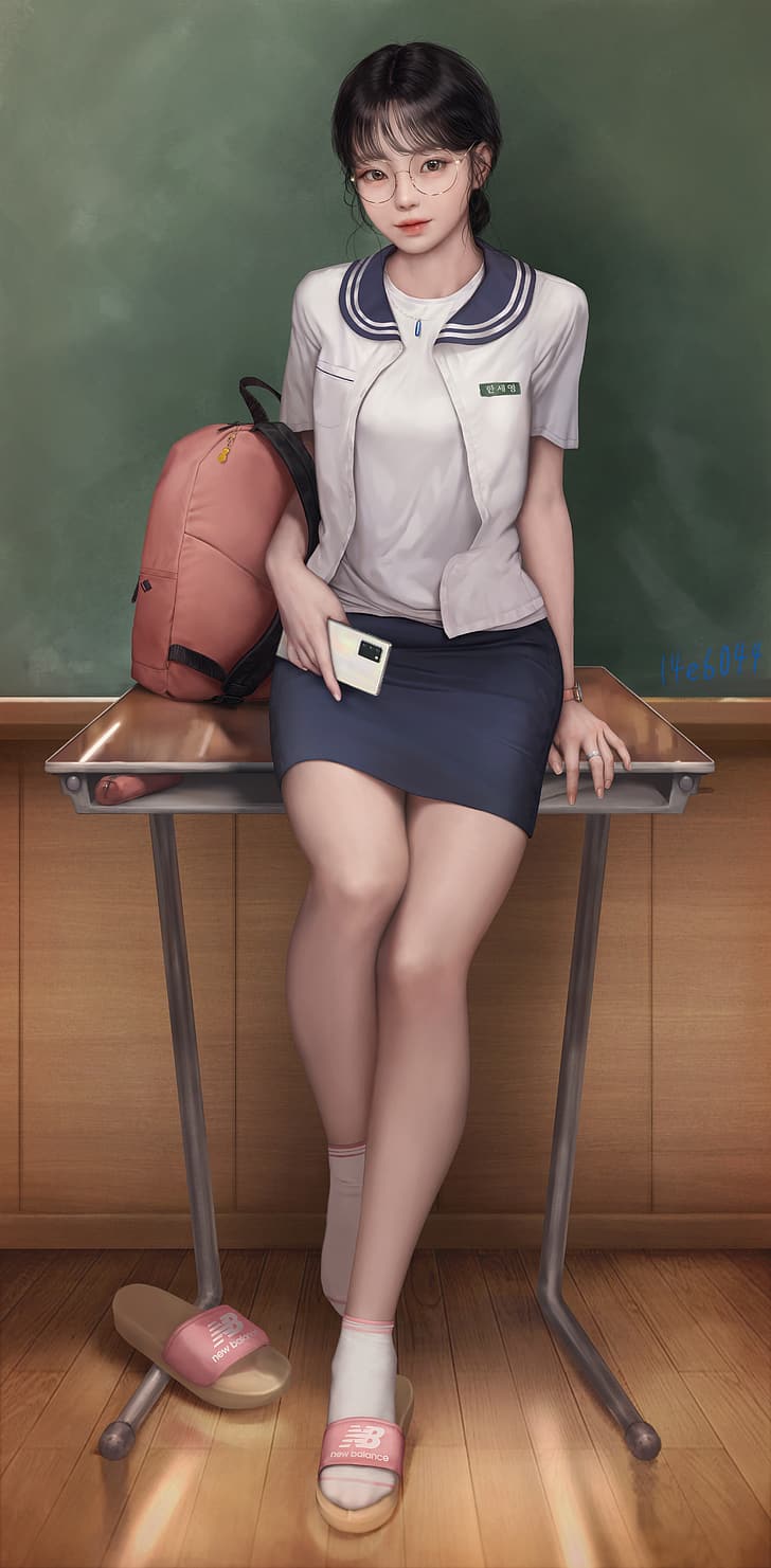 becky rhoads add asian schoolgirl in uniform photo
