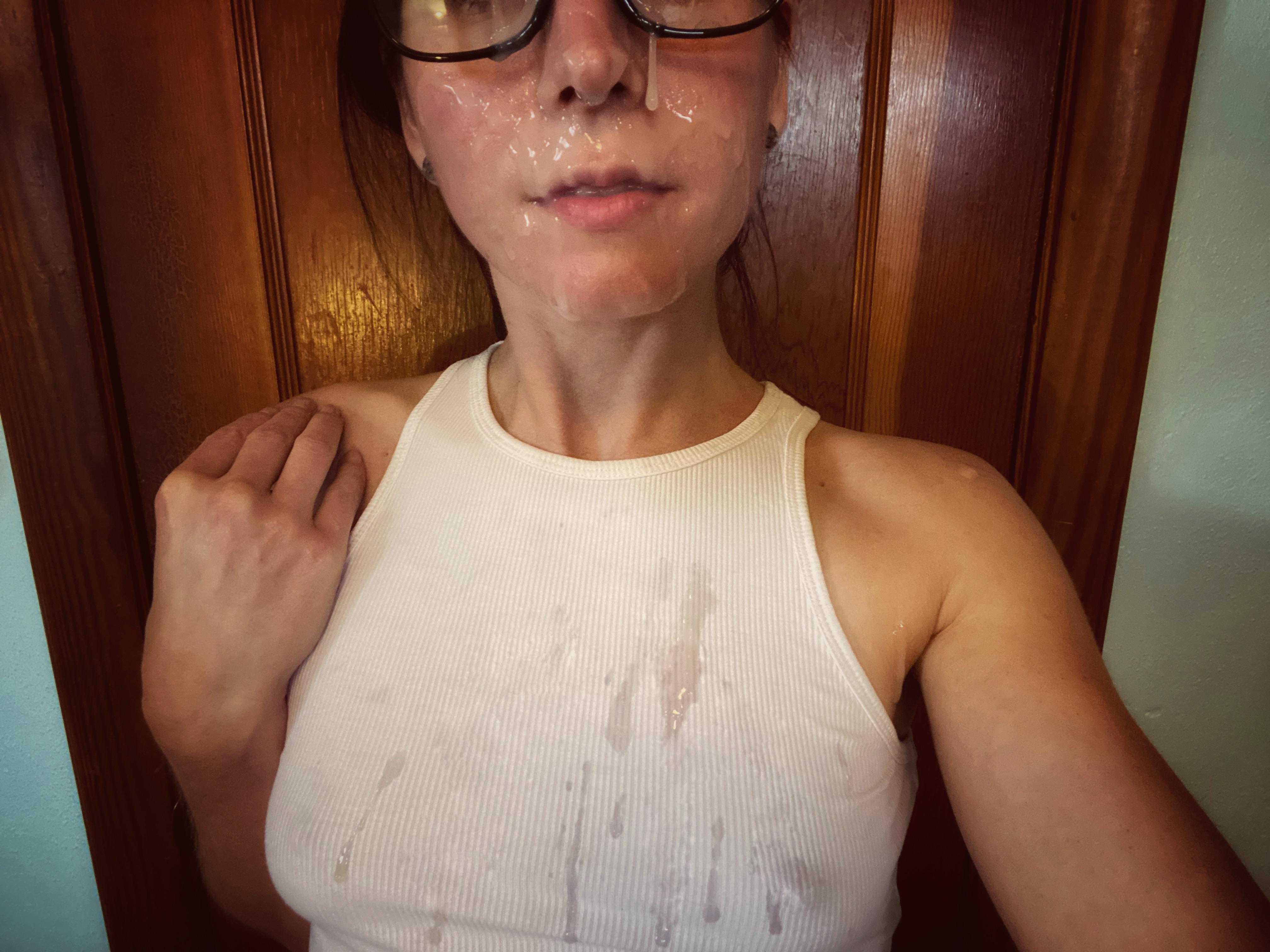charlie dare recommends Cum On Her Shirt