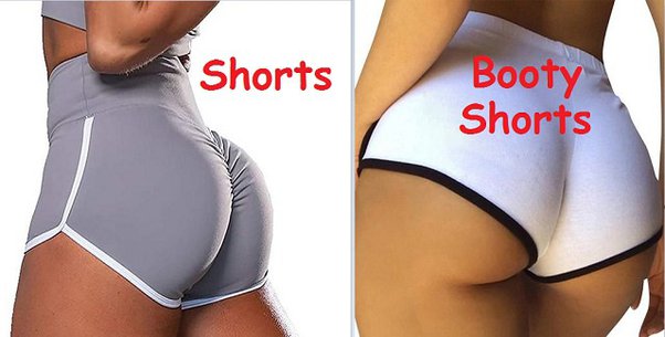 Best of Big ass in booty shorts