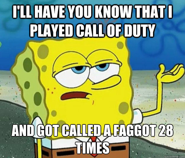 aaron wilson recommends call of duty faggot pic