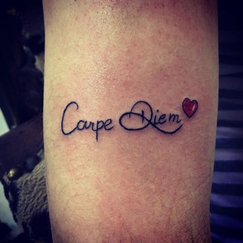 colleen o add carpe diem tattoo female photo