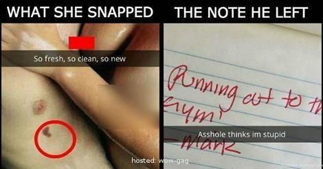 Best of Cheating snapchat pics
