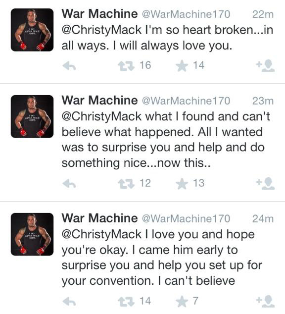 andre kidd recommends christy mack twitter pic