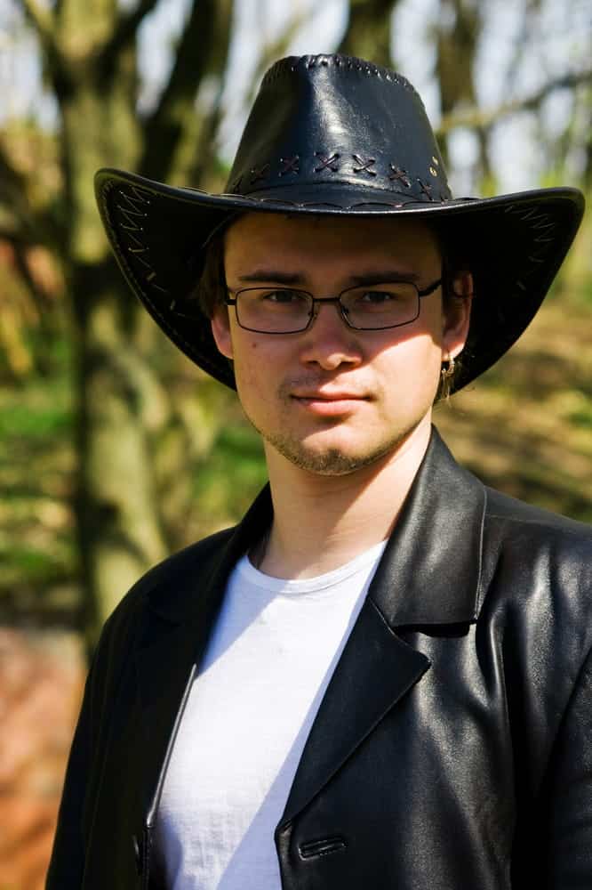 debjani sengupta add photo cowboy hat and glasses