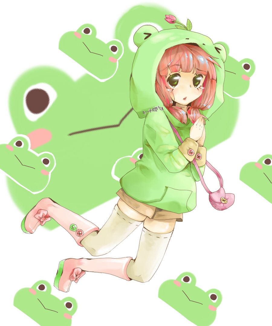 Cute Anime Frog captured porn