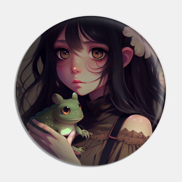 cute anime frog