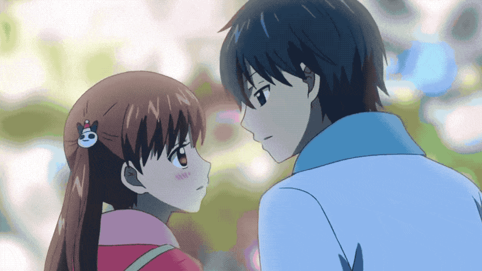 chandra pratap add cute anime kiss gif photo