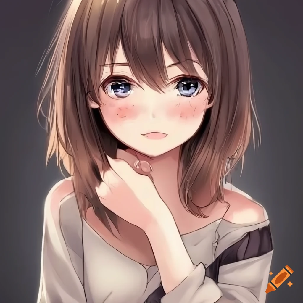 brad zukowski add cute brunette anime girl photo