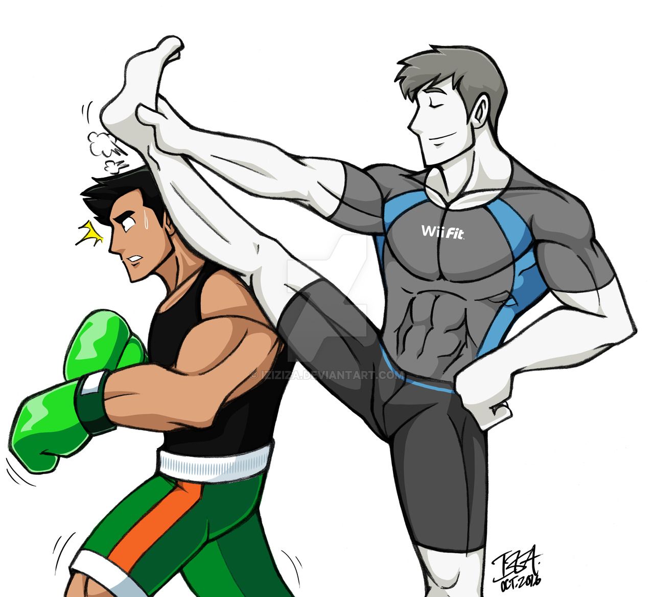 Little Mac Wii Fit Trainer lesbisk norwegian