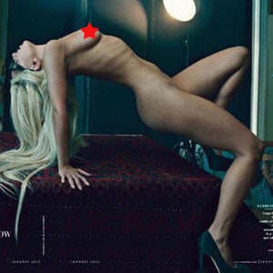 lady gaga naked