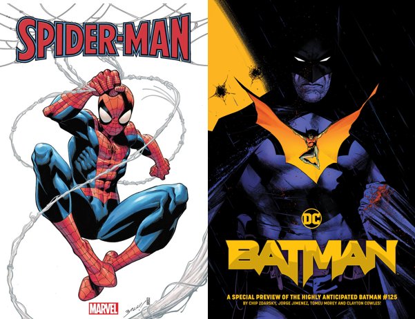 dai xi recommends spiderman vs batman comic pic