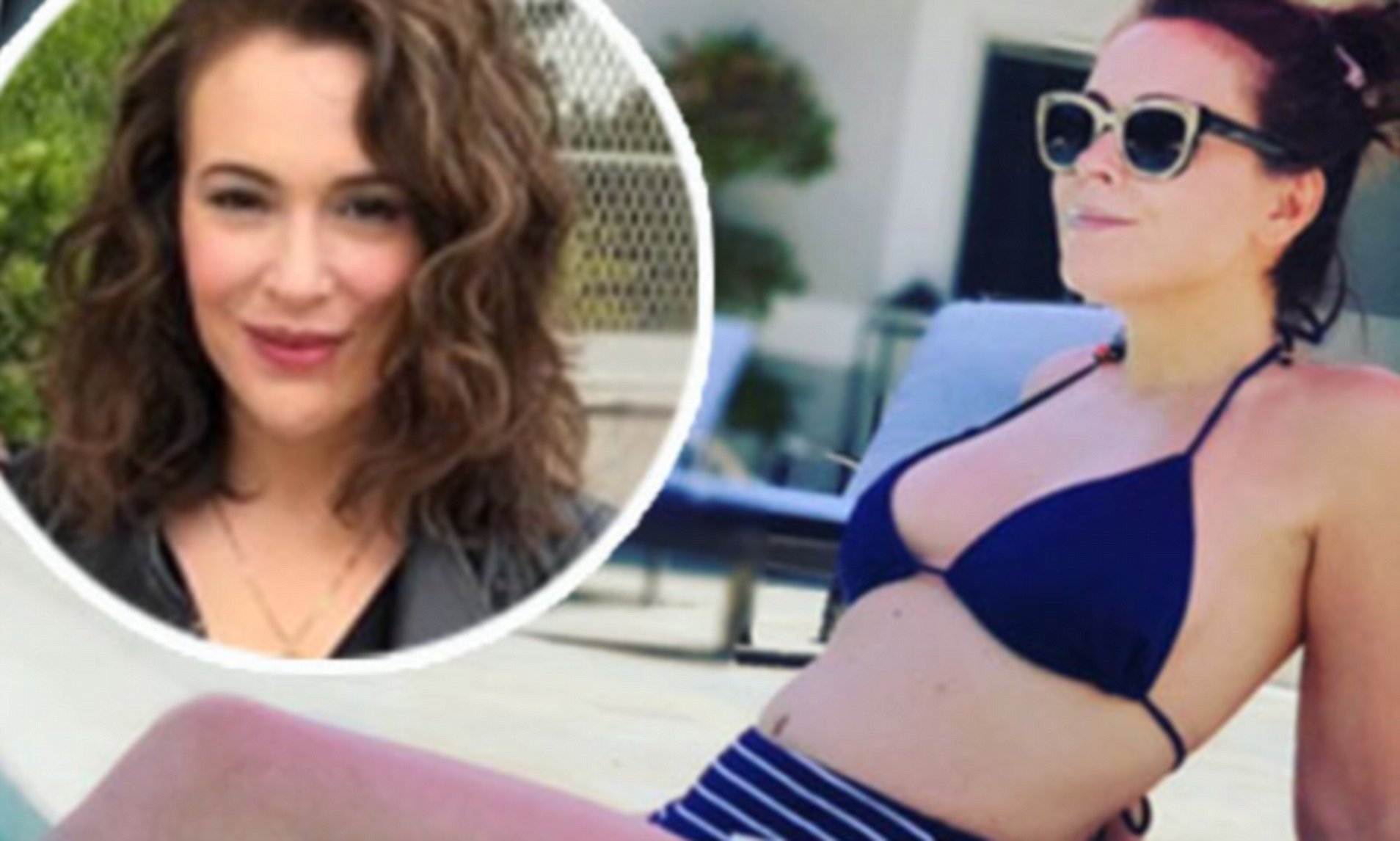 chelsea redd recommends alyssa milano in a bikini pic