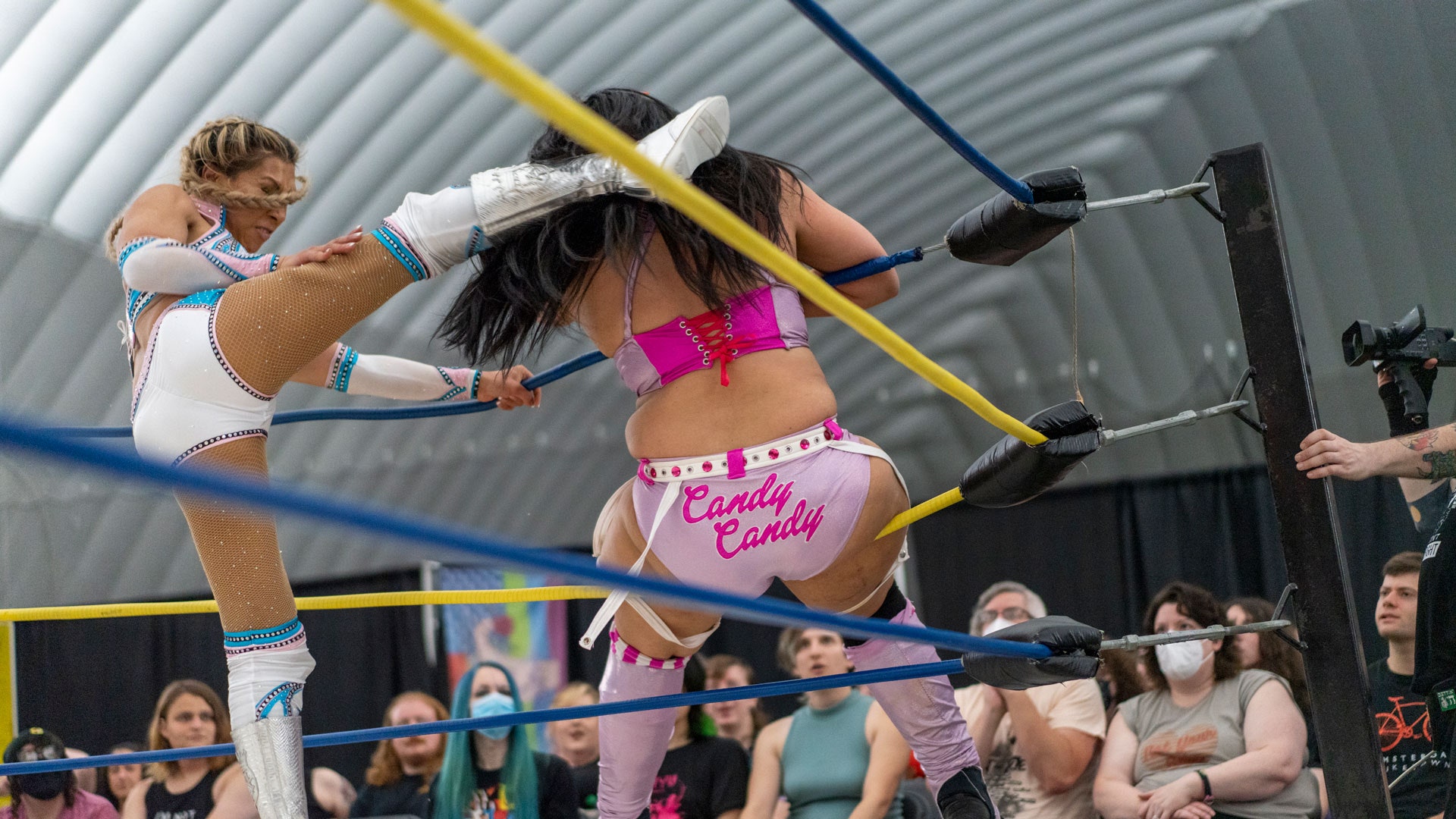 bandar love recommends double trouble women wrestling pic