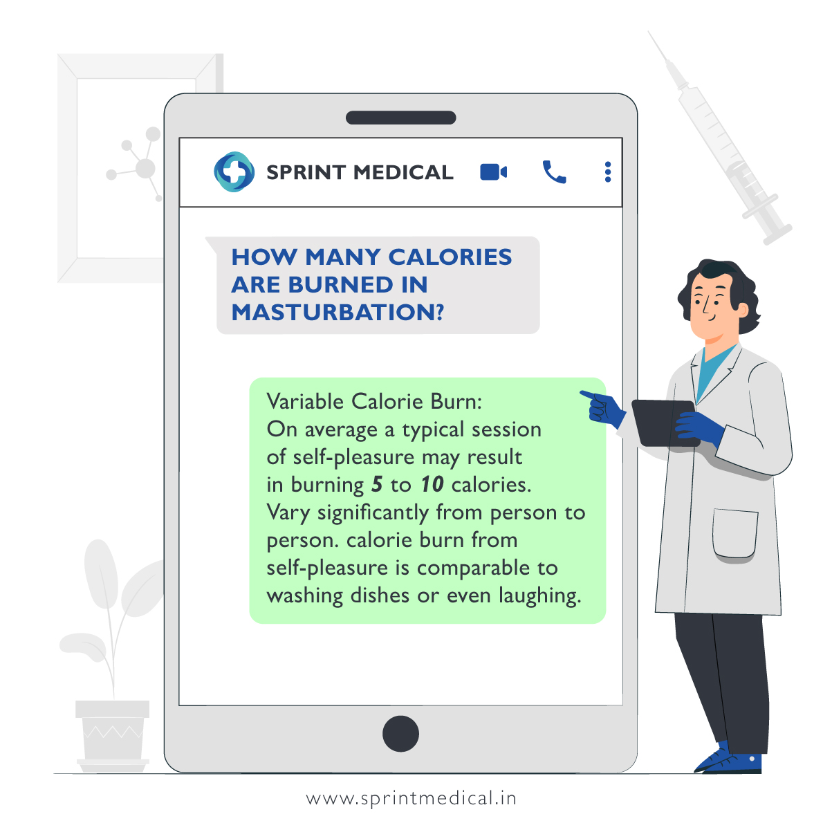 does masturbating burn calories