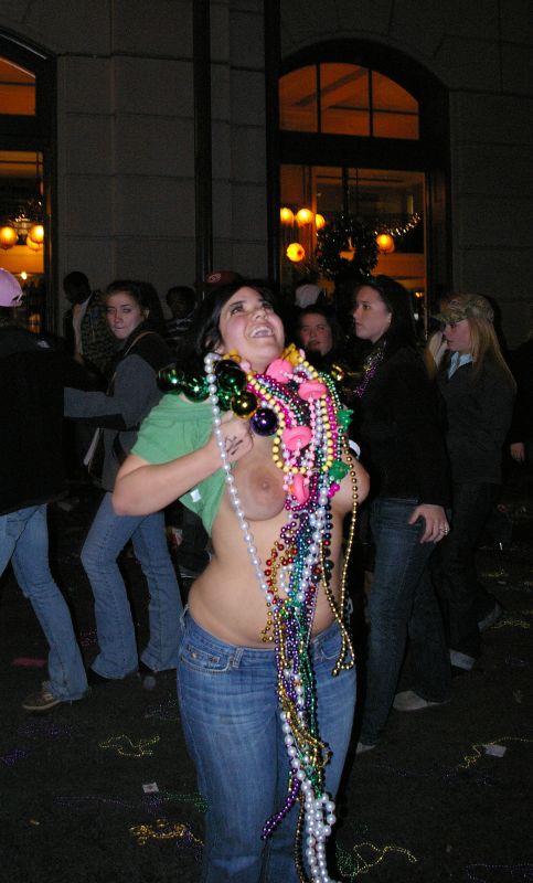 mardi gras flashing photos