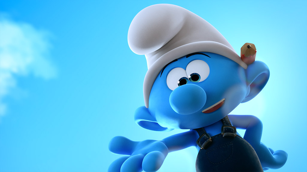 a picture of a smurf