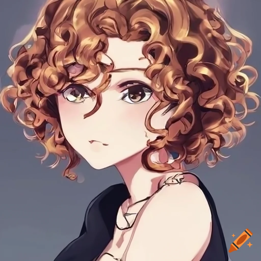 adekunle atobatele recommends curly hair in anime pic