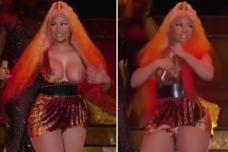 alan dorris recommends nicki minaj boobs uncensored pic