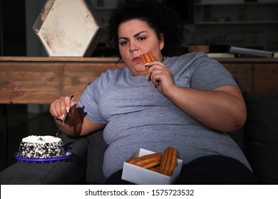 fat girls eating cake