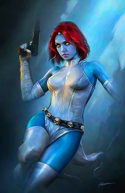 claude langlois share x men blue chick photos