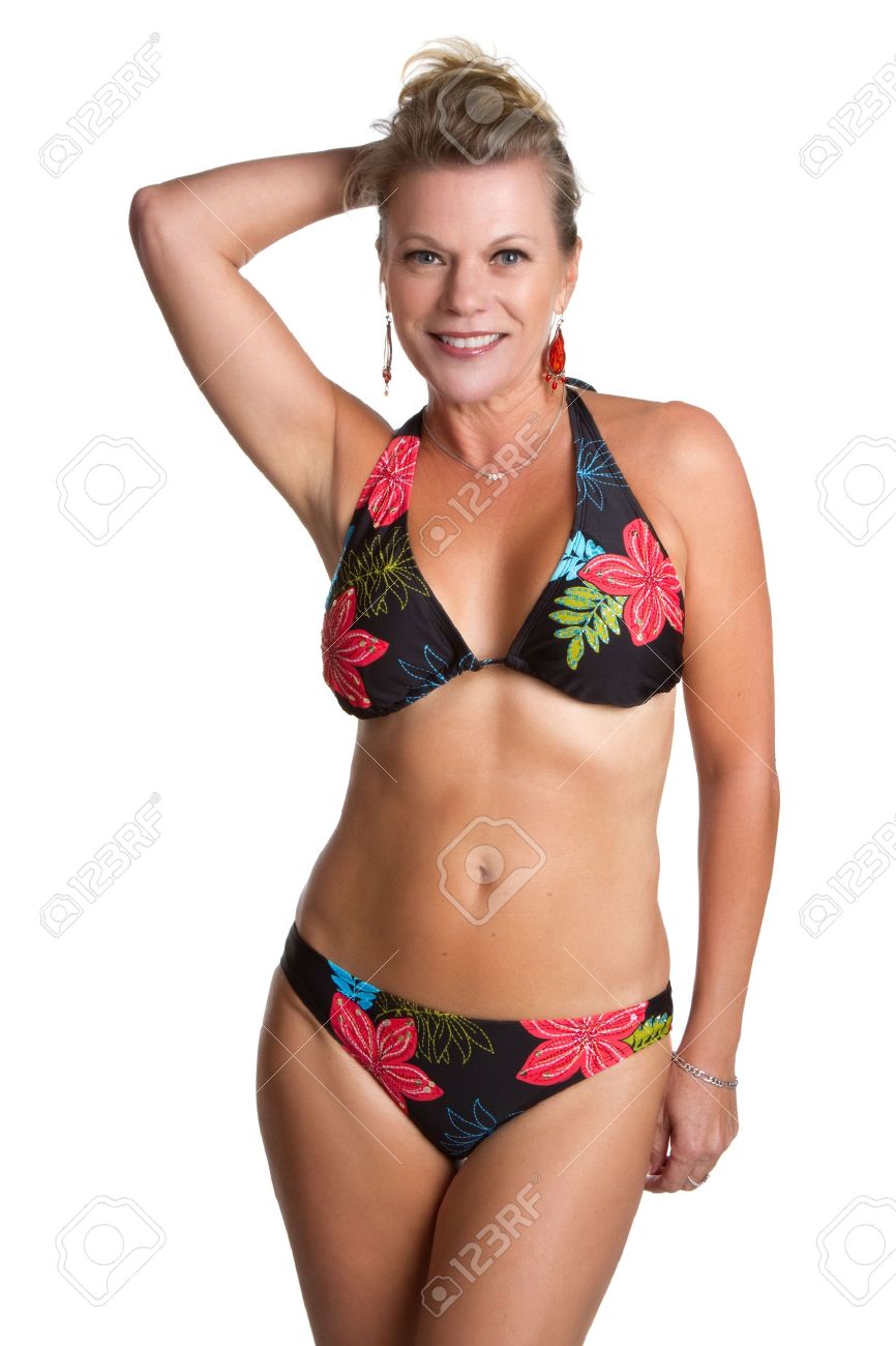 Best of Middle aged woman bikini