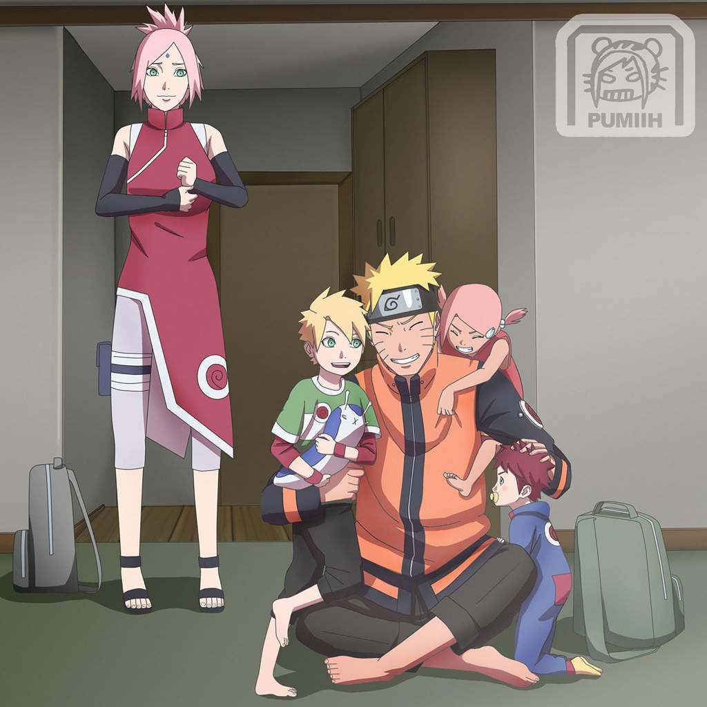 ben calderwood recommends naruto and sakura family pic