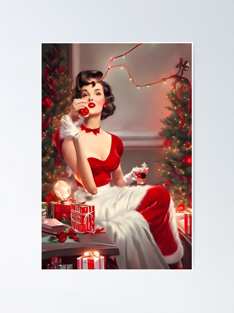 ceci benitez recommends vintage christmas pin up art pic