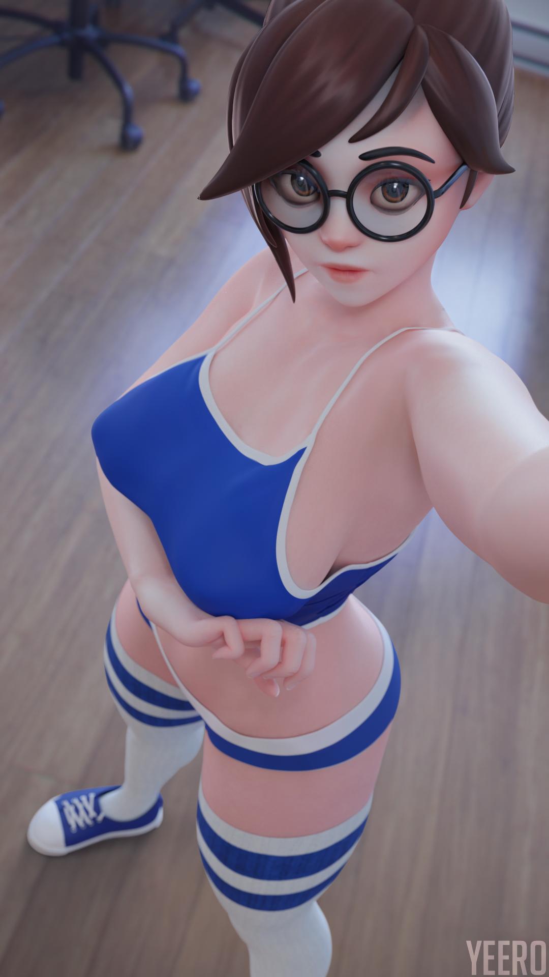 Overwatch Mei Rule34 models redhead