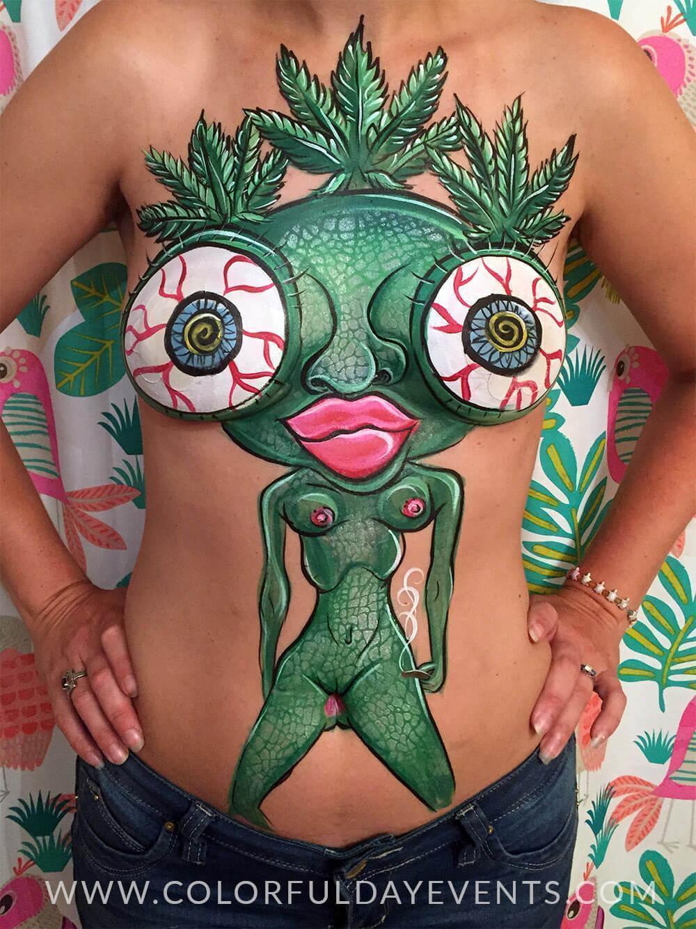 dana cristea recommends fantasy fest body painting pic