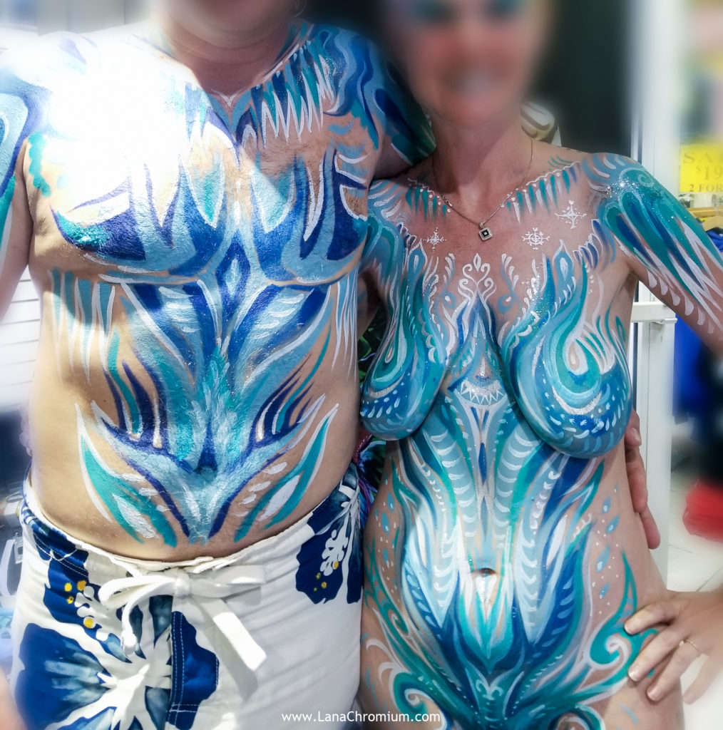 aj colvin add fantasy fest body painting photos photo