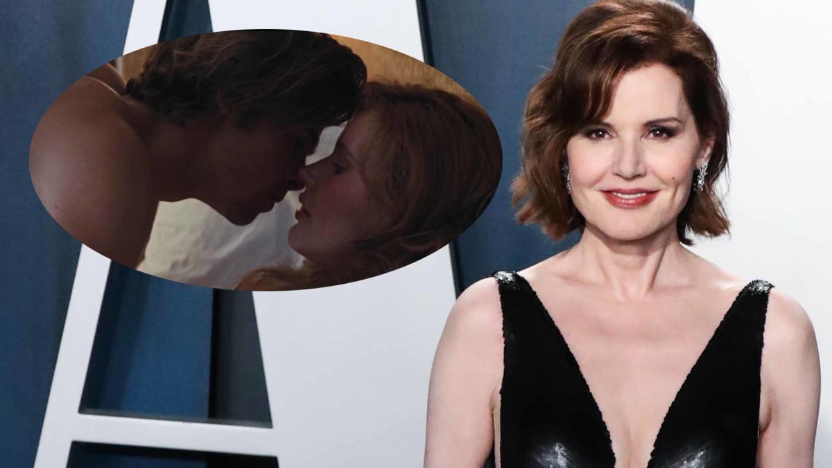 carol allam recommends geena davis sex tape pic