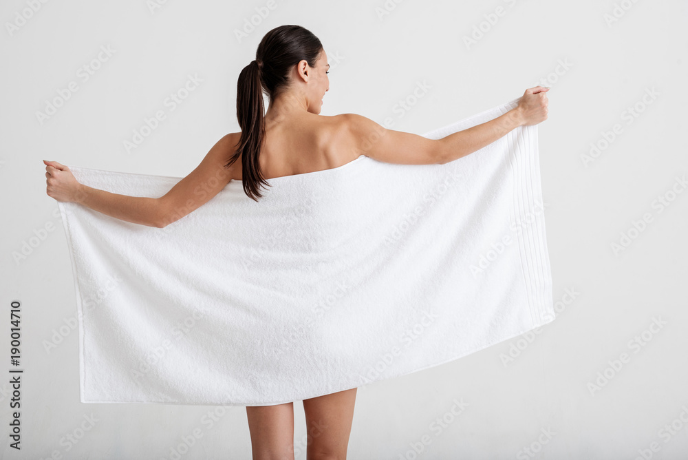 Best of Girl naked in towel