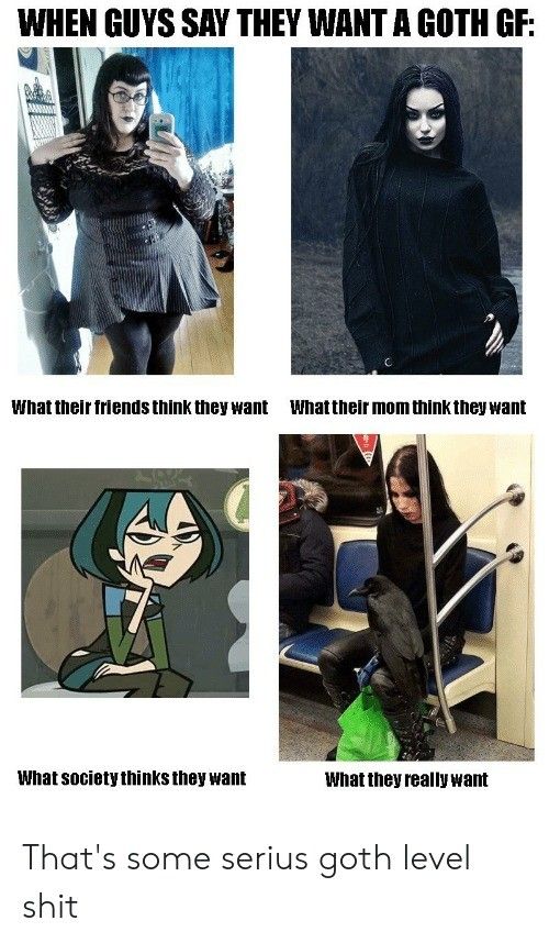 Best of Goth girl meme