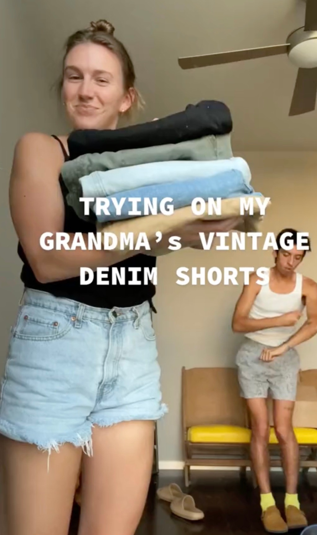 danny elbert add photo granny in short shorts