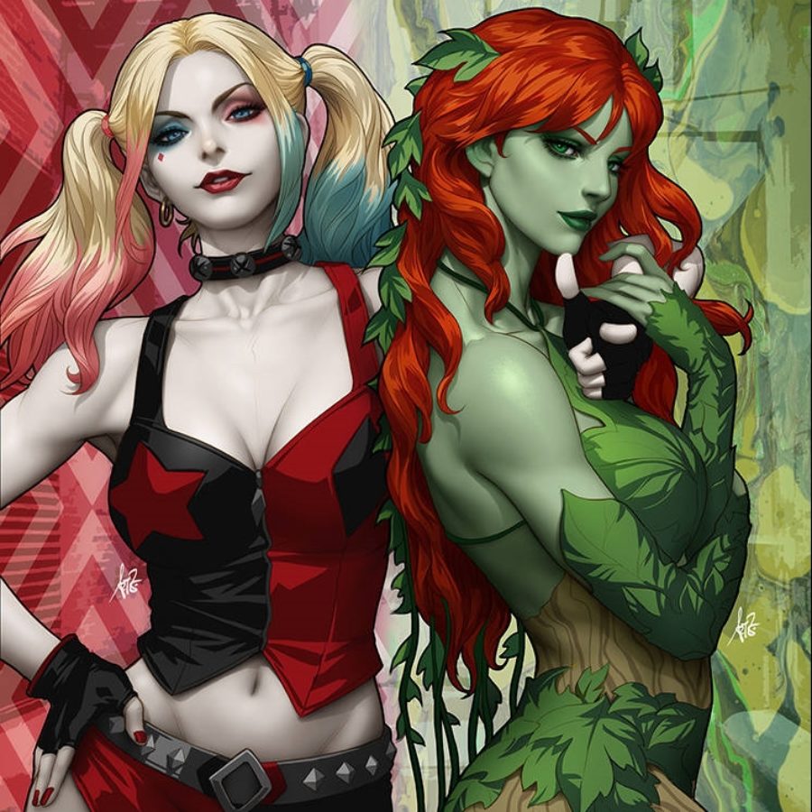 christine villegas recommends Harley Quinn And Poison Ivy Art