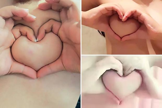 belinda weatherford recommends Heart Shaped Titty Selfie