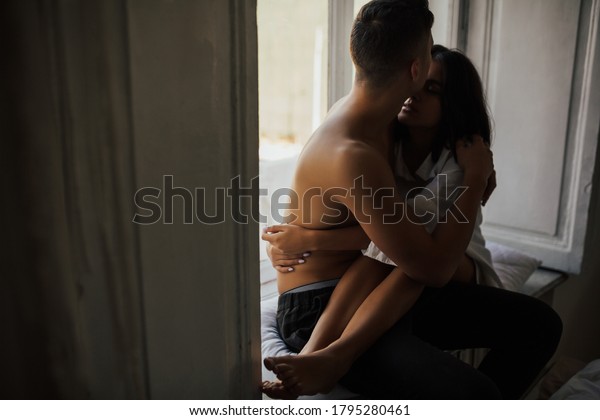hot kissing and touching