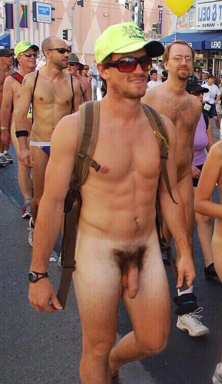 hot men nude in public